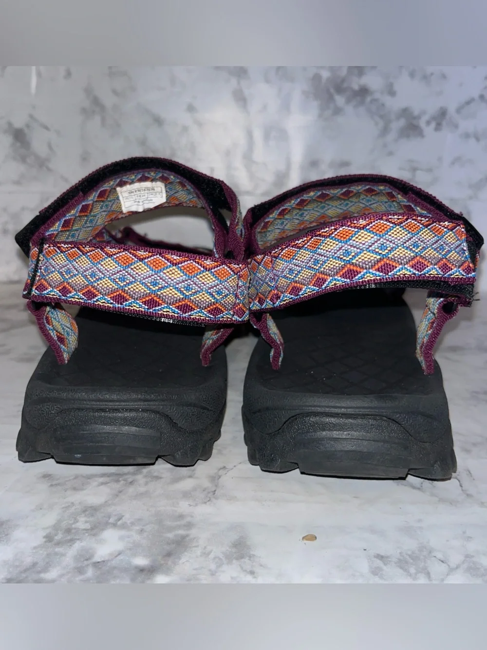 Camel Crown Mens Purple Strappy Sport Hiking Water Sandals Size 11